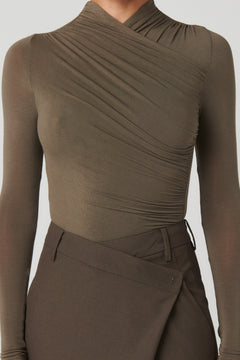Amrita Bodysuit in Mink – Bodysuit