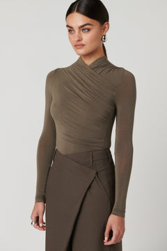 Amrita Bodysuit in Mink – Bodysuit