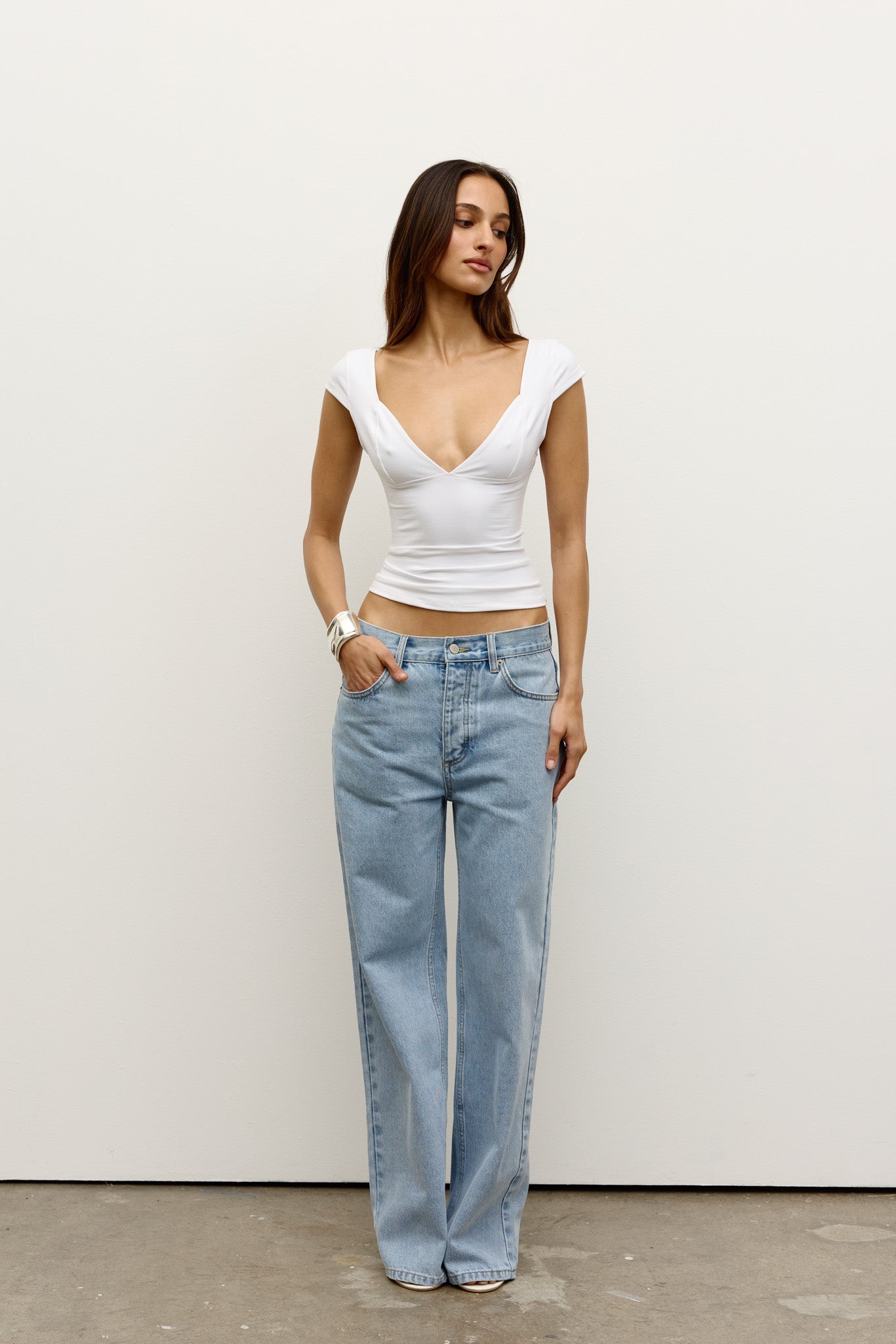 Marianna Top in White – Top