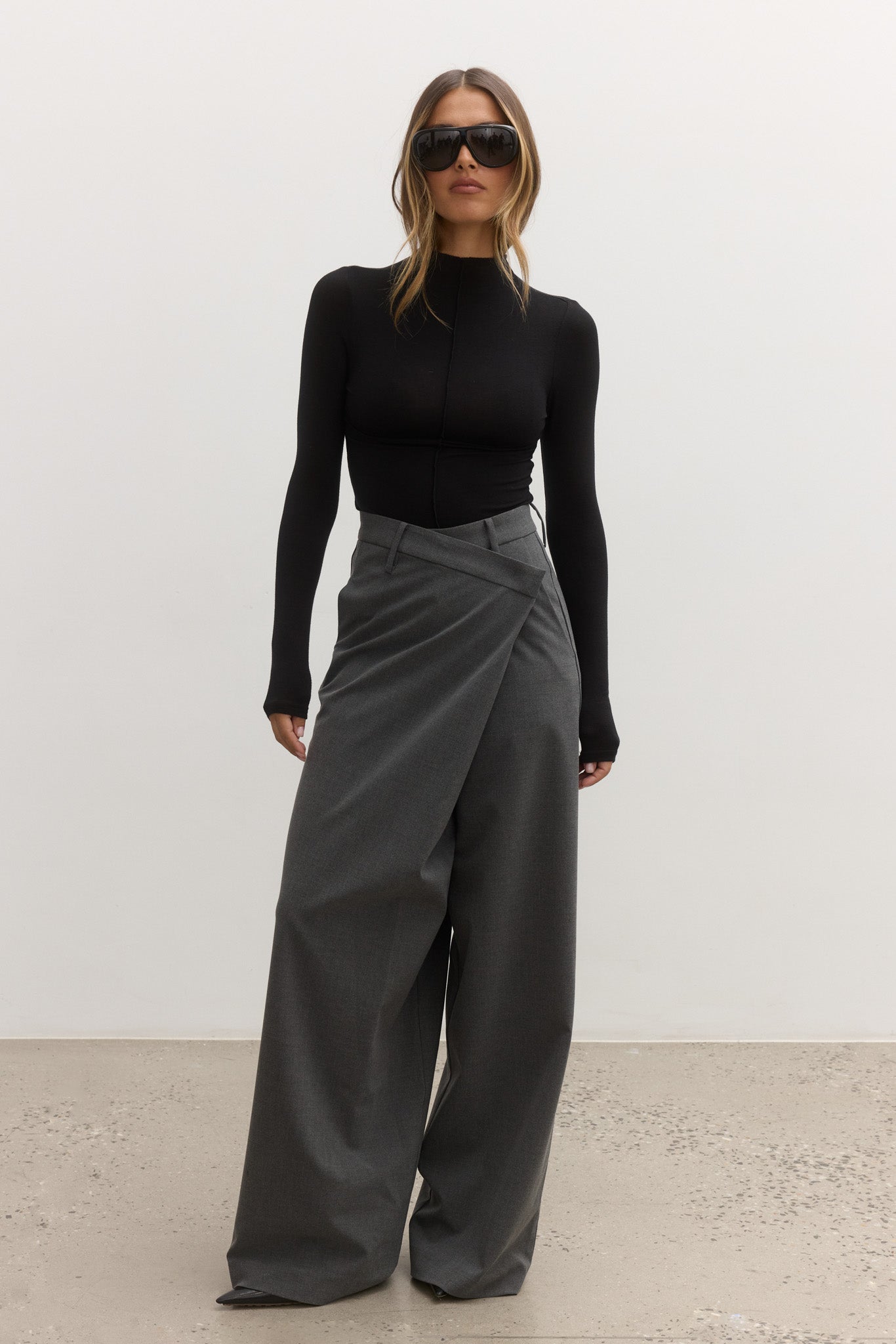 Anisa Turtle Neck in Shadow – Top
