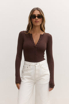 Lara Bodysuit in Chocolate – Bodysuit