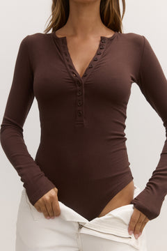 Lara Bodysuit in Chocolate – Bodysuit