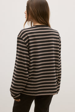 Lee Long Sleeve in Brown Stripe – Top