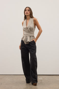 Leon Top in Grey – Top