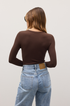 Nyla Top in Espresso – Top