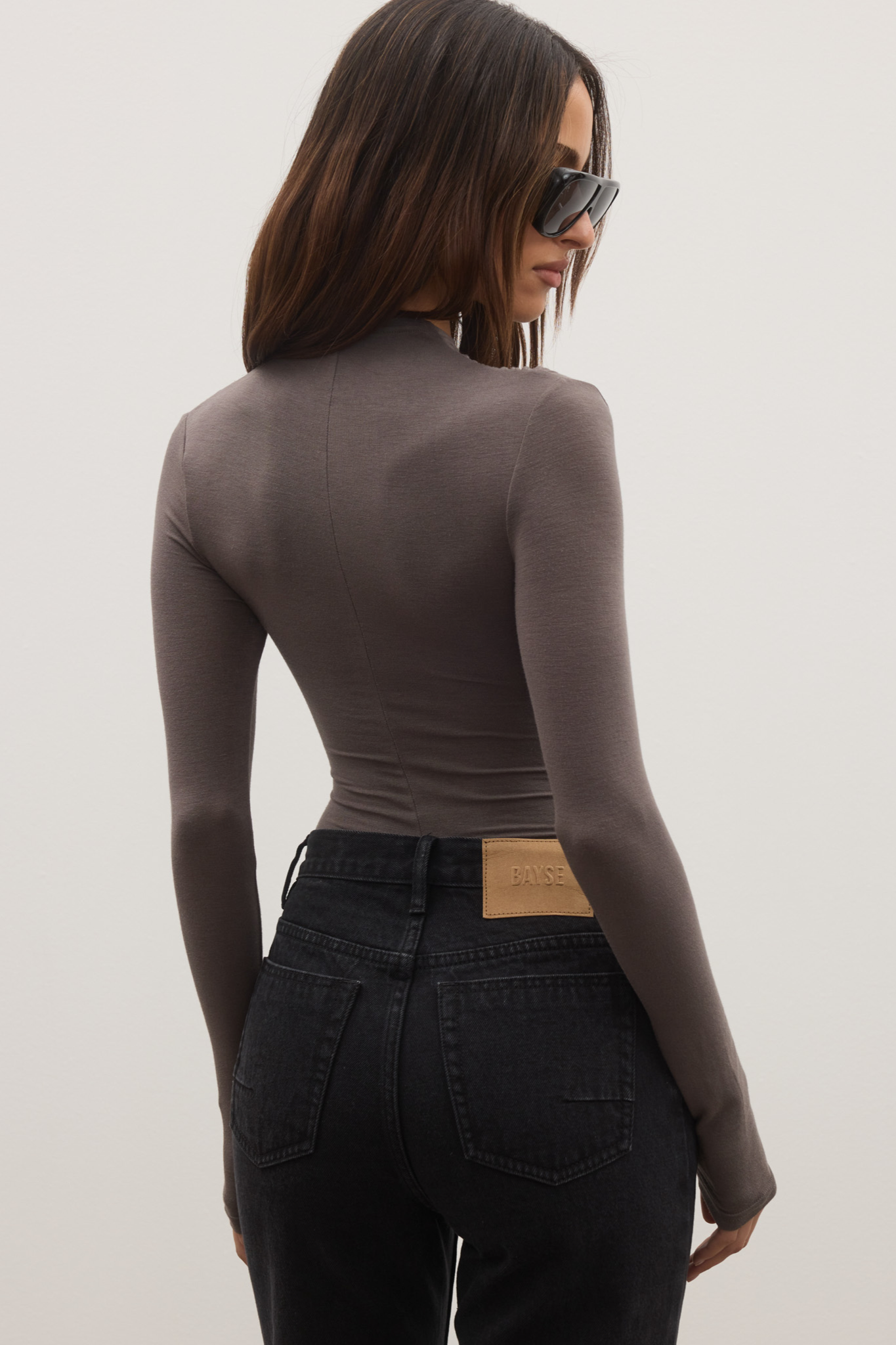 Amrita Bodysuit in Smoke – Bodysuit
