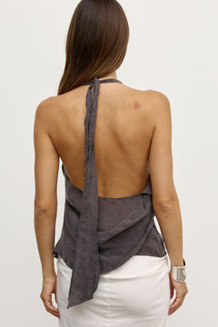 Allison Top in Charcoal – Top