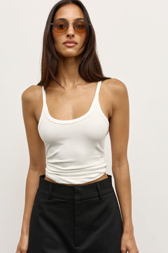 Jayla Tank Top in White – Top