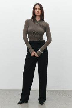 Amrita Bodysuit in Mink – Bodysuit